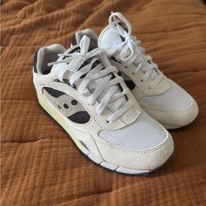Saucony White and Black Sneakers